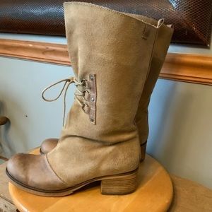 Sixtyseven SABANA Leather boot w/laceup detail 39/8